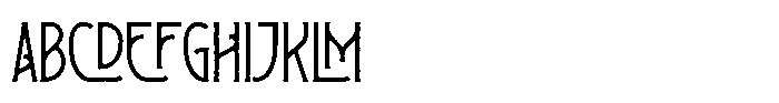 Heritager Rough Font UPPERCASE