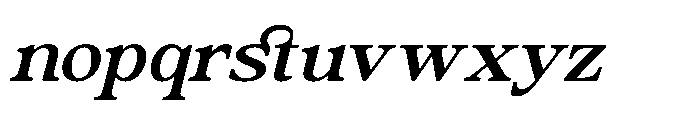 Heritale Aubrey Italic Font LOWERCASE