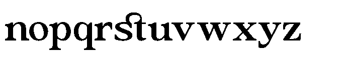 Heritale Aubrey Regular Font LOWERCASE