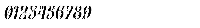 Heritangle Italic Font OTHER CHARS