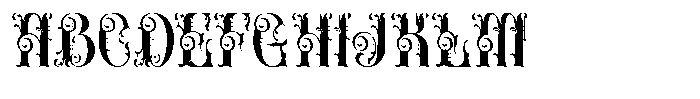 Heritangle Regular Font UPPERCASE