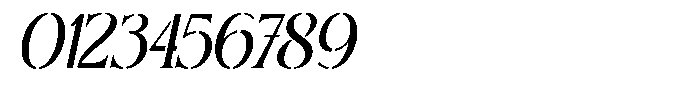Herjuna Oblique Font OTHER CHARS
