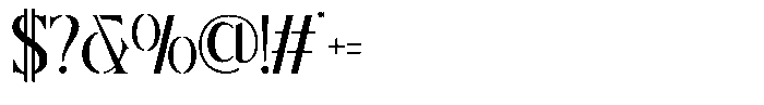 Herjuna Regular Font OTHER CHARS