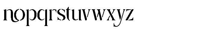 Herjuna Regular Font LOWERCASE