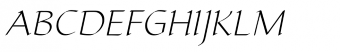 Hermainita Light Italic Font UPPERCASE