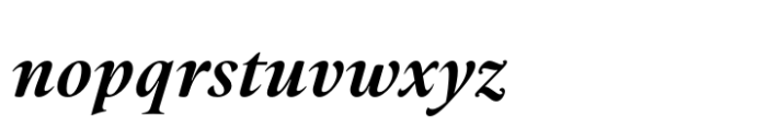 Hermann Black Italic Font LOWERCASE