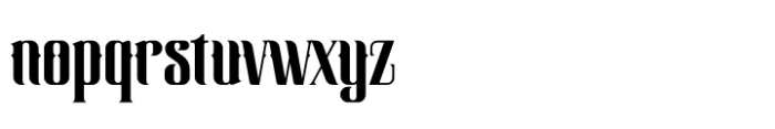 Hermatic Regular Font LOWERCASE