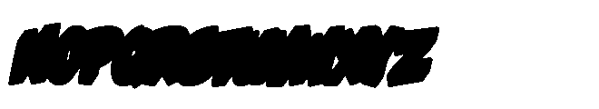 Hero Bump Extrude Font LOWERCASE