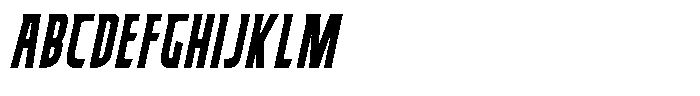 Herodevil Caps Oblique Font UPPERCASE
