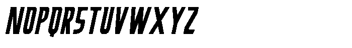 Herodevil Caps Oblique Font UPPERCASE