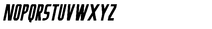Herodevil Caps Oblique Font LOWERCASE