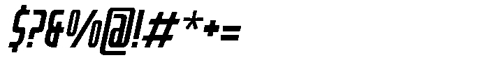 Herodevil SC Oblique Font OTHER CHARS
