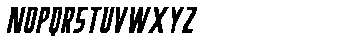 Herodevil SC Oblique Font UPPERCASE