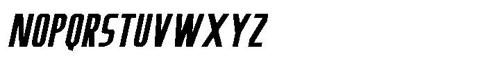 Herodevil SC Oblique Font LOWERCASE