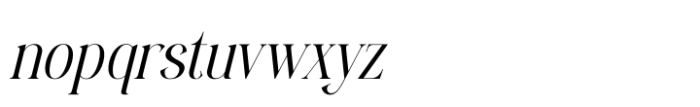 Heroic Brutal Italic Font LOWERCASE