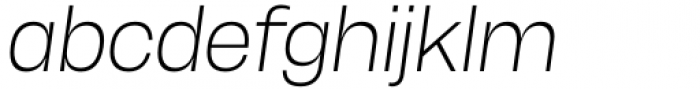 Herokid Extra Light Italic Font LOWERCASE