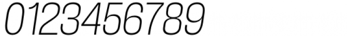 Herokid Extra Light Narrow Italic Font OTHER CHARS