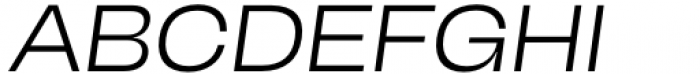 Herokid Light Expanded Italic Font UPPERCASE