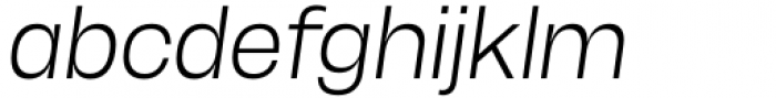 Herokid Light Italic Font LOWERCASE
