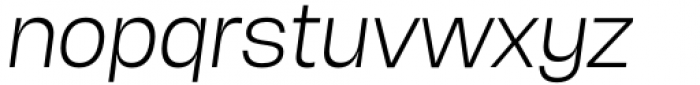 Herokid Light Italic Font LOWERCASE