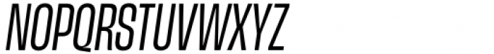 Herokid Regular Condensed Italic Font UPPERCASE