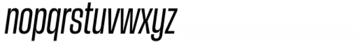 Herokid Regular Condensed Italic Font LOWERCASE