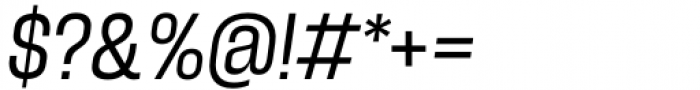 Herokid Regular Narrow Italic Font OTHER CHARS