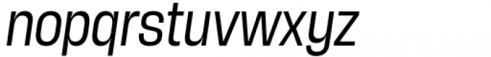 Herokid Regular Narrow Italic Font LOWERCASE