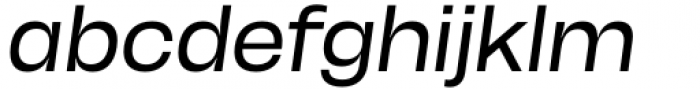 Herokid Regular Wide Italic Font LOWERCASE