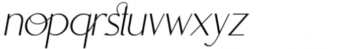 Heroliga Bold Italic Font LOWERCASE