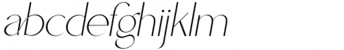 Heroliga Italic Font LOWERCASE