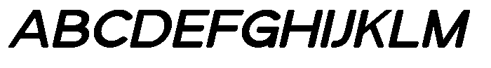 Heroxin Italic Font UPPERCASE