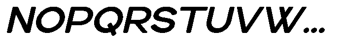 Heroxin Italic Font UPPERCASE