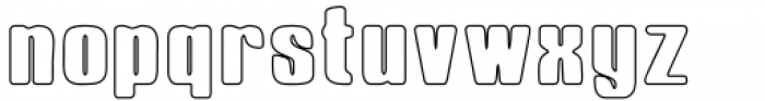 Heroxy Outline Font LOWERCASE