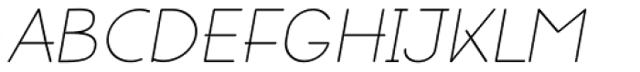 Herrmann Light Italic Font UPPERCASE