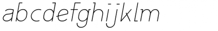 Herrmann Light Italic Font LOWERCASE