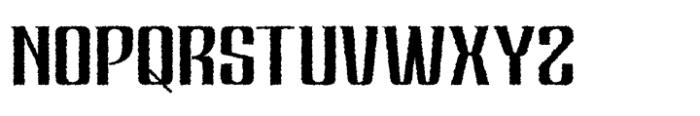 Hervia Distort Font UPPERCASE