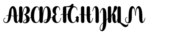 Hesalyn Script Font UPPERCASE