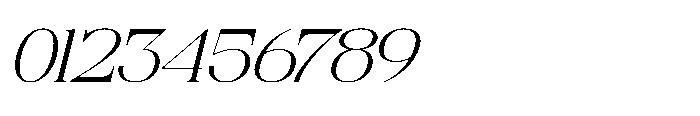 Hesay Verso Italic Font OTHER CHARS