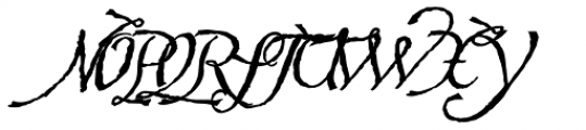 Hesperides Font UPPERCASE