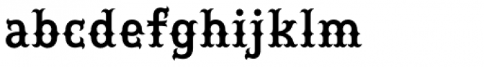 Hessian Font LOWERCASE