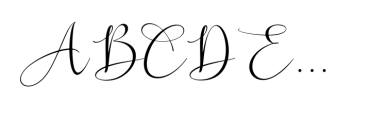 Hesti script Regular Font UPPERCASE