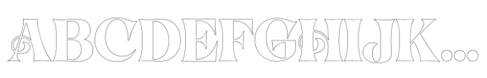 Hestrial Outline FONT