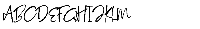 Hetalhya Scriptly Font UPPERCASE