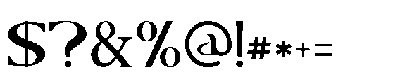 Heterogent Regular Font OTHER CHARS