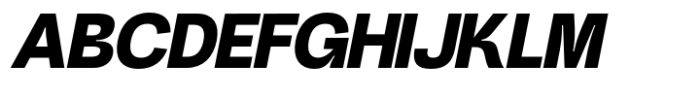 Heuvel Grotesk Black Italic Font UPPERCASE