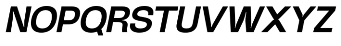 Heuvel Grotesk Bold Italic Font UPPERCASE