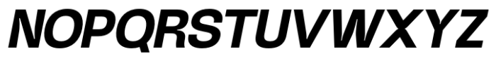 Heuvel Grotesk Extra Bold Italic Font UPPERCASE