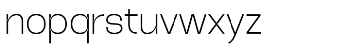 Heuvel Grotesk Extra Light Font LOWERCASE
