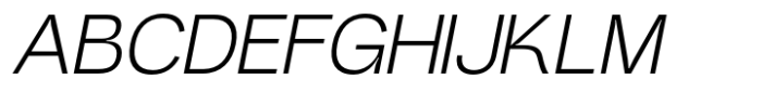 Heuvel Grotesk Light Italic Font UPPERCASE